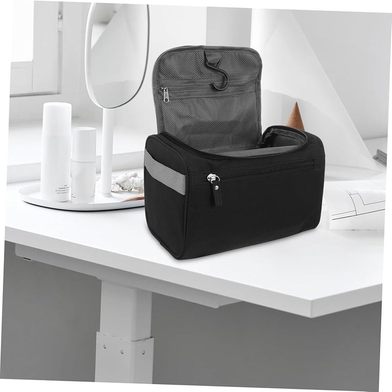Hanging Travel Toiletry Bag For Men Compact Organizer With Hook For Easy Storage - Image 4